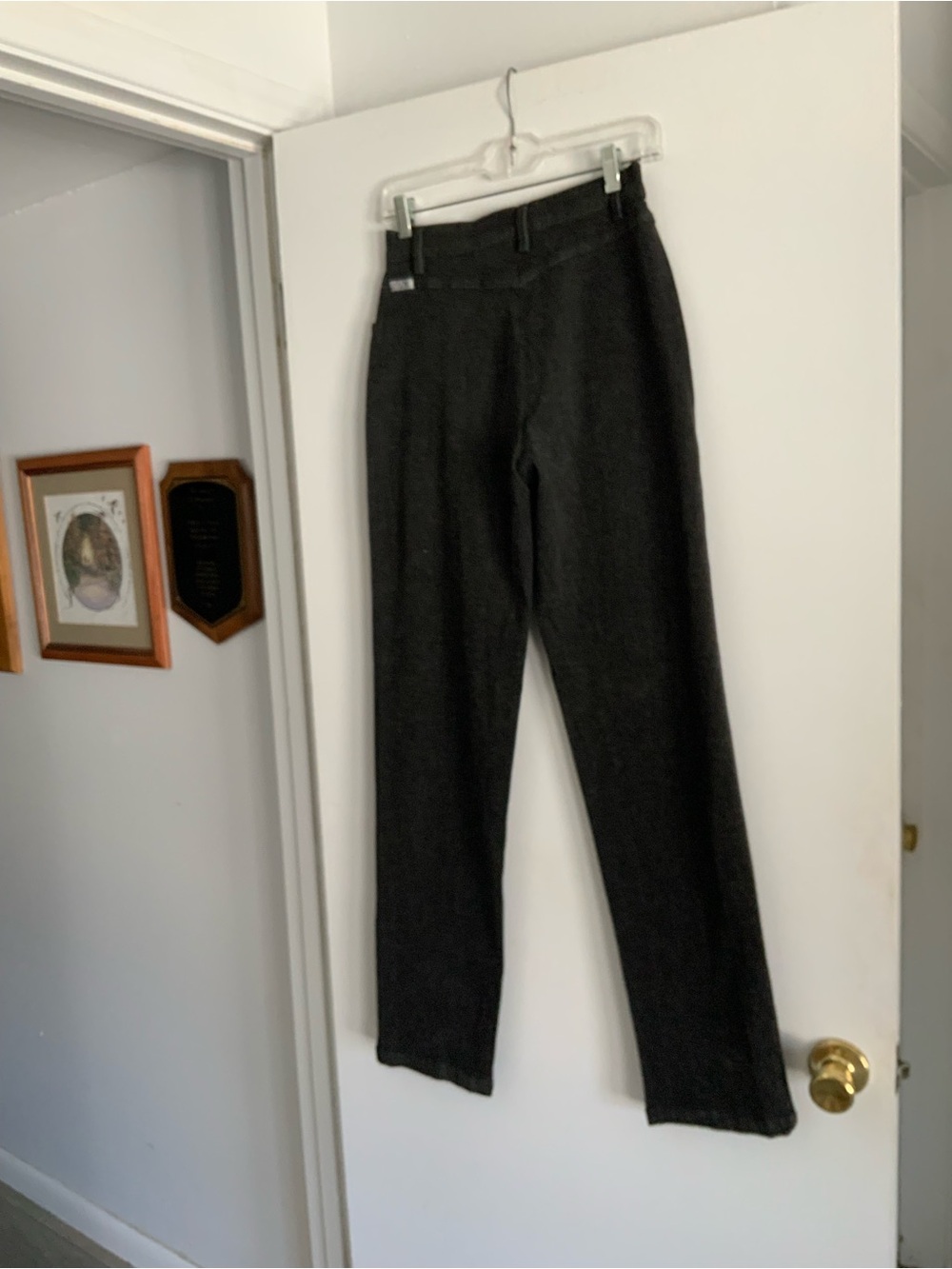 Women’s Black Jeans Dress Pants — Slim Straight Fit